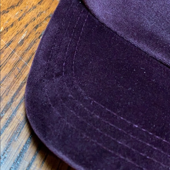 Obey Blume Velvet Adjustable Cap Eggplant Purple - Picture 3 of 5